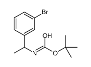 (1-(3-溴苯基)乙基)氨基甲酸叔丁酯结构式