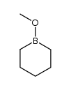 B-methoxyborinane结构式