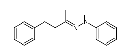 benzylacetone phenylhydrazone Structure