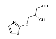 3-thiazol-2-yloxy-propane-1,2-diol结构式