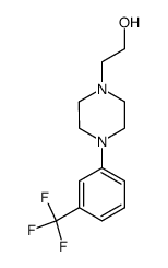 2-(4-(3-(trifluoromethyl)phenyl)piperazin-1-yl)ethanol Structure