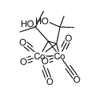 [Co2(CO)6(μ-η(2),η(2)-HOC(CH3)2CCC(CH3)2OH)] Structure