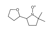 2,2-dimethyl-5-tetrahydrofuran-2-yl-pyrrolidin-1-yloxyl结构式
