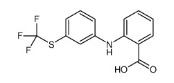 2-[3-(trifluoromethylsulfanyl)anilino]benzoic acid结构式