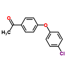 1-[4-(4-Chlorophenoxy)phenyl]ethanone Structure