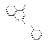 2,4-Pentadien-1-one, 1-(2-hydroxyphenyl)-5-phenyl-结构式