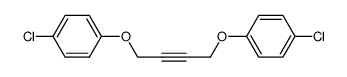 1,4-bis-(4-chloro-phenoxy)-but-2-yne Structure
