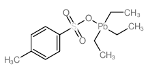 Triethyl lead p-toluenesulphonate Structure