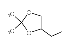 4-碘甲基-2,2-二甲基-1,3-二氧戊环结构式