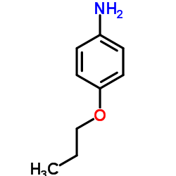4-丙氧基苯胺结构式