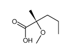 (2S)-2-methoxy-2-methylpentanoic acid Structure