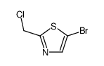 5-溴-2-(氯甲基)噻唑结构式