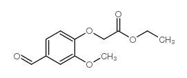 Ethyl (4-formyl-2-methoxyphenoxy)acetate Structure