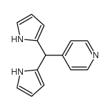 5-(4-吡啶基)二吡咯甲烷结构式