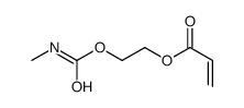 2-[[(methylamino)carbonyl]oxy]ethyl acrylate Structure