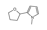 1H-Pyrrole,1-methyl-2-(tetrahydro-2-furanyl)-(9CI) Structure