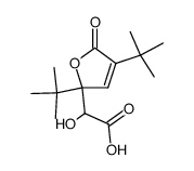 2-(2,4-di-tert-butyl-5-oxo-2,5-dihydrofuran-2-yl)-2-hydroxyacetic acid结构式