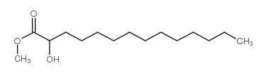 2-羟基十四烷酸甲酯结构式