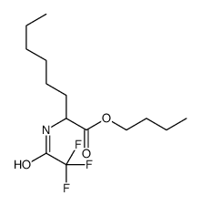 2-[(Trifluoroacetyl)amino]octanoic acid butyl ester Structure