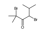2,4-dibromo-2,5-dimethylhexan-3-one结构式