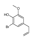 6-溴-4-烯丙基-2-甲氧基苯酚结构式