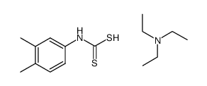 triethylamine (3,4-dimethylphenyl)carbamodithioate Structure