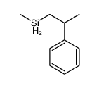 methyl(2-phenylpropyl)silane Structure
