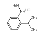 (2-异丙基苯基)肼盐酸盐结构式