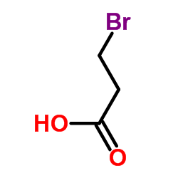 3-溴丙酸结构式