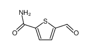 2-Thiophenecarboxamide, 5-formyl- (9CI) structure