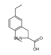 Phenylalanine, 5-ethyl-2-methoxy- (9CI) structure