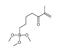 2-methyl-7-trimethoxysilylhept-1-en-3-one结构式