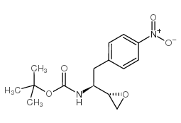 erythro-N-Boc-L-4-nitrophenylalanine epoxide structure