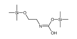 trimethylsilyl N-(2-trimethylsilyloxyethyl)carbamate结构式