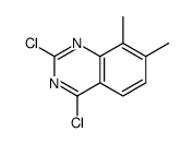 2,4-dichloro-7,8-dimethylquinazoline Structure