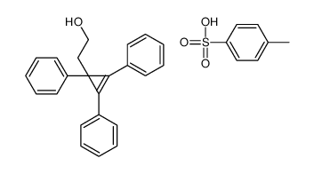 4-methylbenzenesulfonic acid,2-(1,2,3-triphenylcycloprop-2-en-1-yl)ethanol Structure
