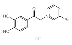 2-(5-bromopyridin-1-yl)-1-(3,4-dihydroxyphenyl)ethanone结构式