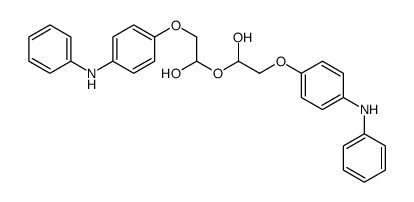 2-(4-anilinophenoxy)-1-[2-(4-anilinophenoxy)-1-hydroxyethoxy]ethanol结构式
