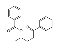 (5-oxo-5-phenylpentan-2-yl) benzoate Structure