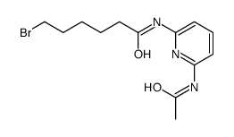 N-(6-acetamidopyridin-2-yl)-6-bromohexanamide结构式
