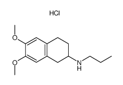 N-propyl-1,2,3,4-tetrahydro-6,7-dimethoxy-2-naphthylamine hydrochloride Structure
