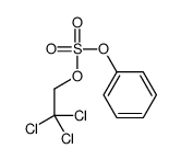 phenyl 2,2,2-trichloroethyl sulfate结构式