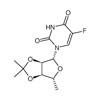5'-Deoxy-2',3'-O-isopropylidene-5-fluorouridine Structure