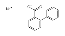 Biphenylcarboxylic acid, sodium salt结构式