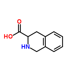 1,2,3,4-四氢异喹啉-3-羧酸结构式
