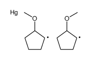 bis(2-methoxycyclopentyl)mercury结构式