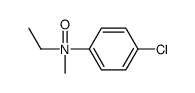 Benzenamine, 4-chloro-N-ethyl-N-methyl-, N-oxide structure