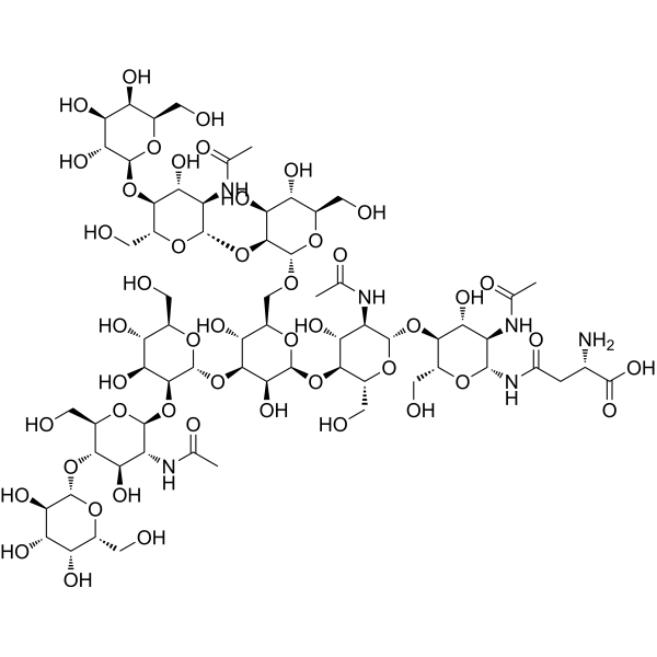 Sialylglyco peptide Structure