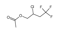 Essigsaeure-[2-chlor-4.4.4-trifluor-butylester]结构式