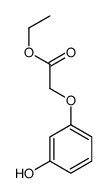 ethyl 2-(3-hydroxyphenoxy)acetate结构式